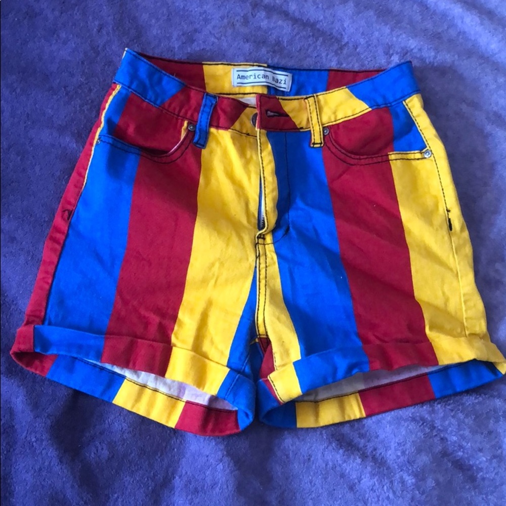 Striped shorts
